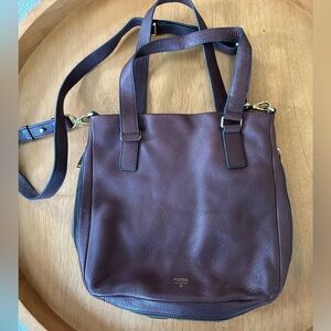 Fossil Leather Bag Crossbody